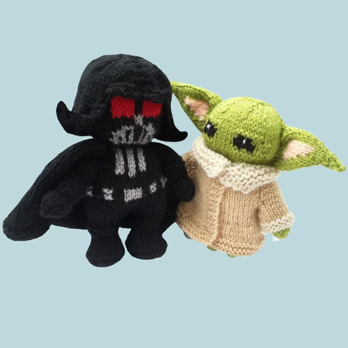 Darth Vader and Baby Yoda Knitting Pattern