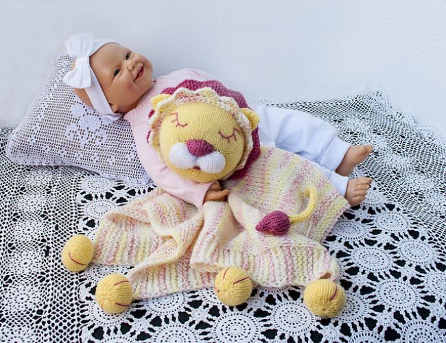 Lion Baby Blanket