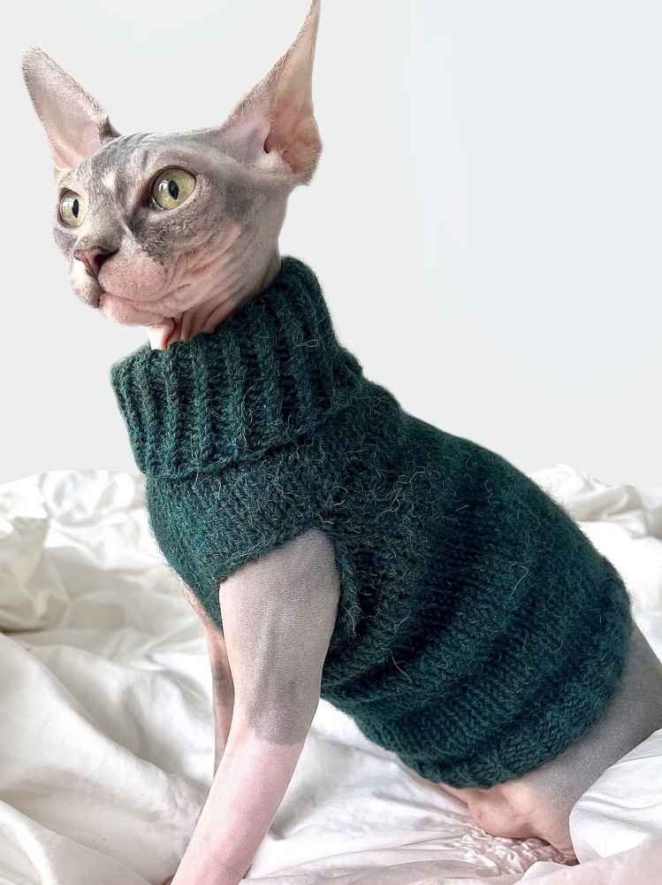 Cat Sweater Knitting Pattern